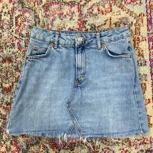 Top shop denim skirt size 4